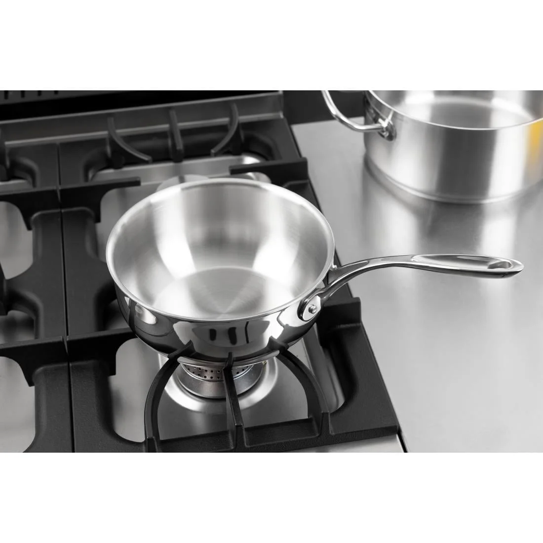 Vogue Tri Wall Flared Saute Pan 200mm - Image 9
