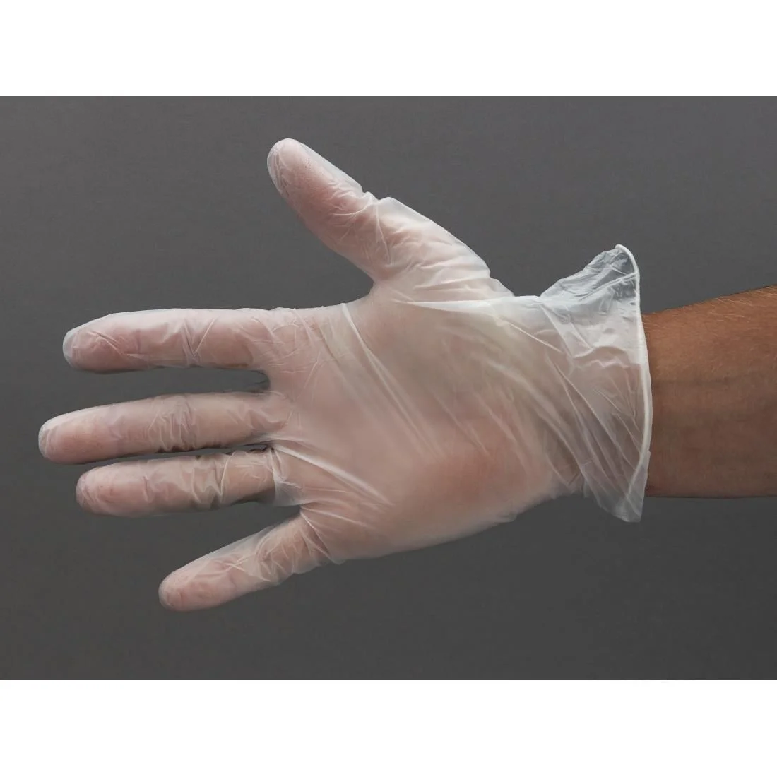 Vogue Powder Free Vinyl Gloves S - Image 2