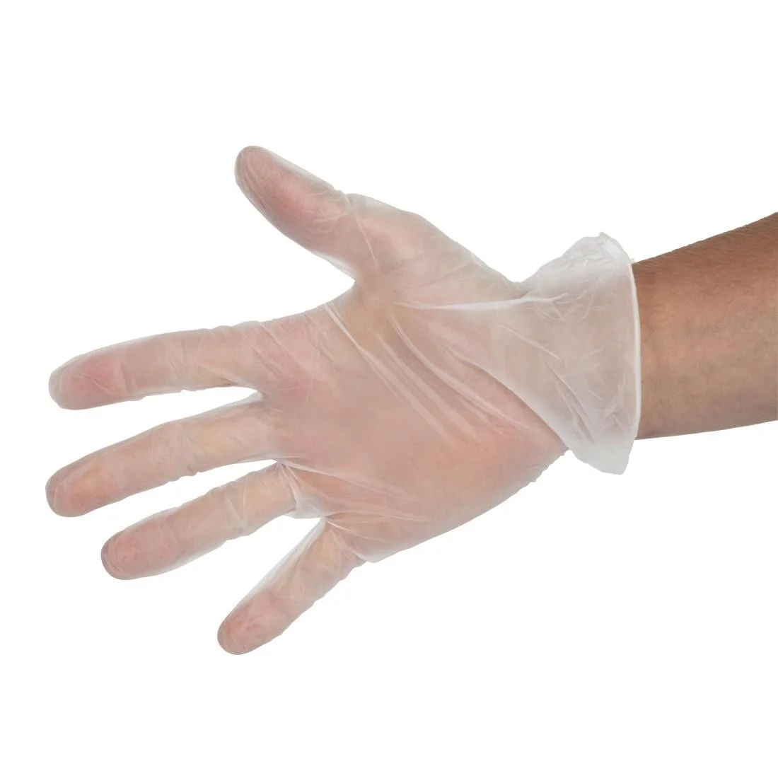 Vogue Powder Free Vinyl Gloves S - Image 3