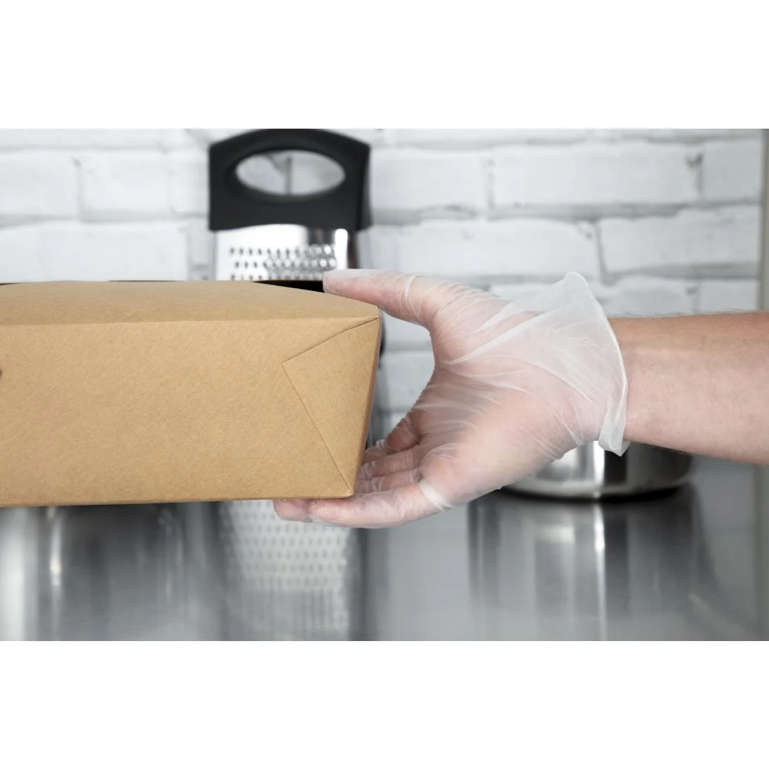 Vogue Powder Free Vinyl Gloves M