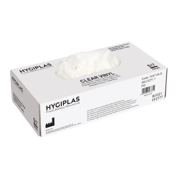 Vogue Powder Free Vinyl Gloves S
