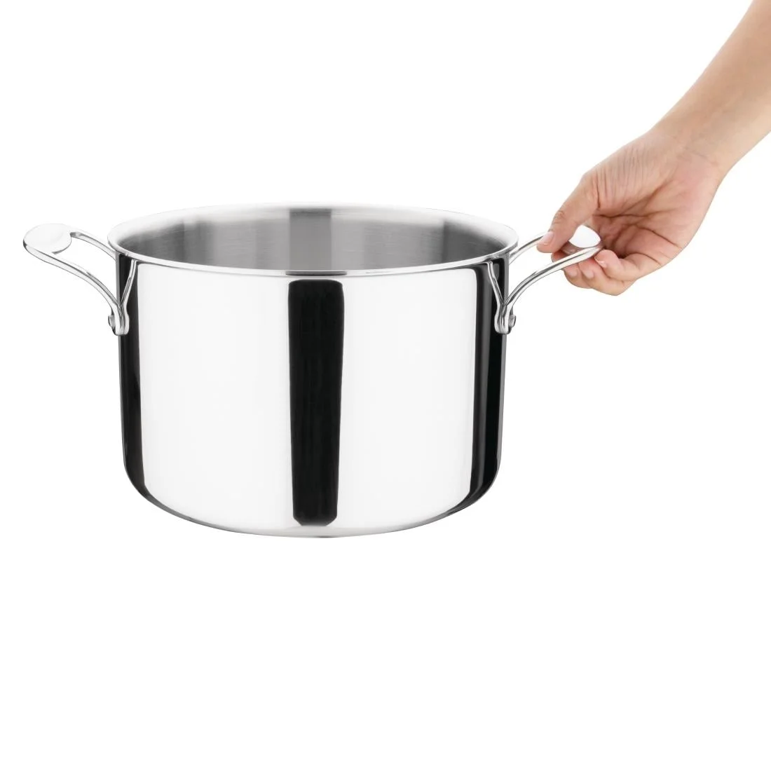 Vogue Tri Wall Stew Pan 7Ltr - Image 4