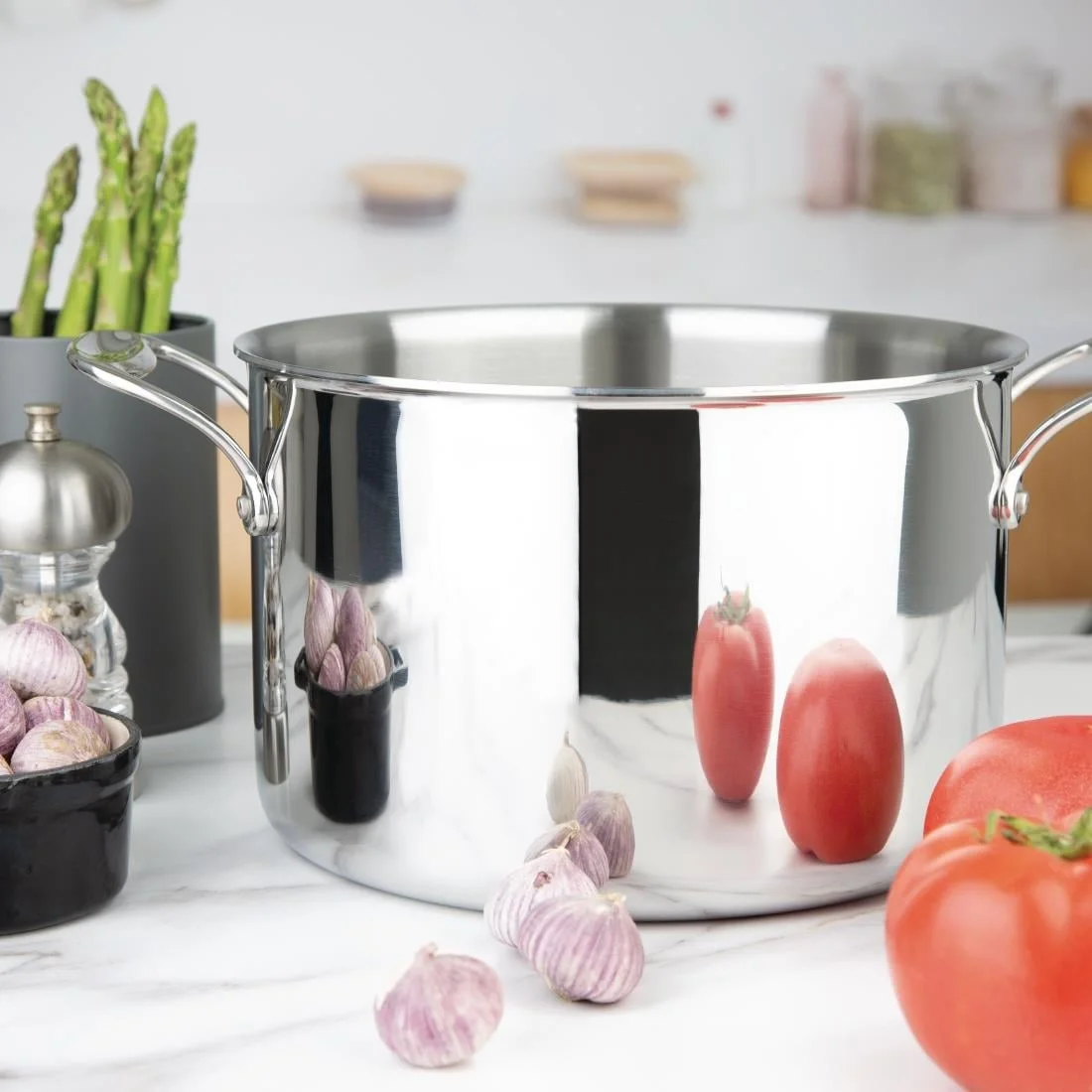 Vogue Tri Wall Stew Pan 7Ltr - Image 7