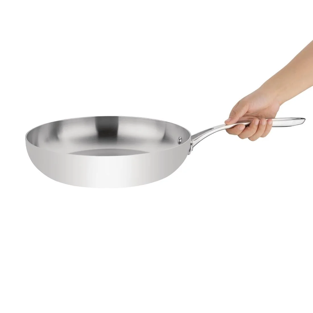 Vogue Tri Wall Induction Frying Pan 280mm - Image 4