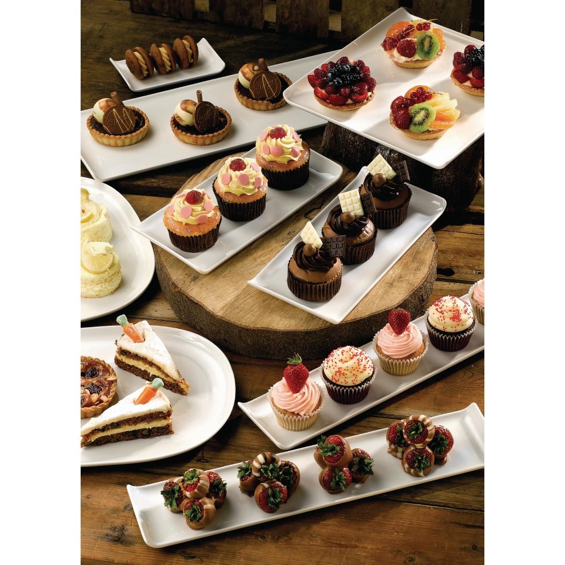 Churchill Alchemy Balance Rectangular Trays 300x 145mm