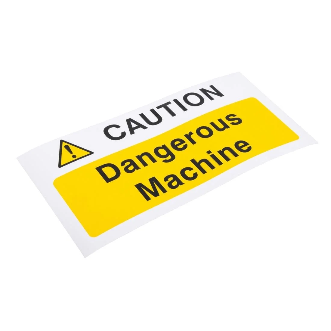 Caution Dangerous Machine Sign - Image 2