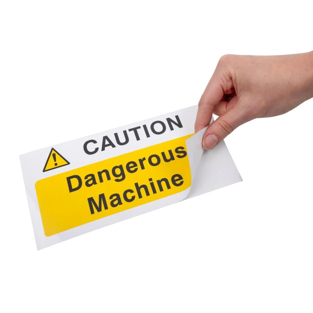 Caution Dangerous Machine Sign - Image 3