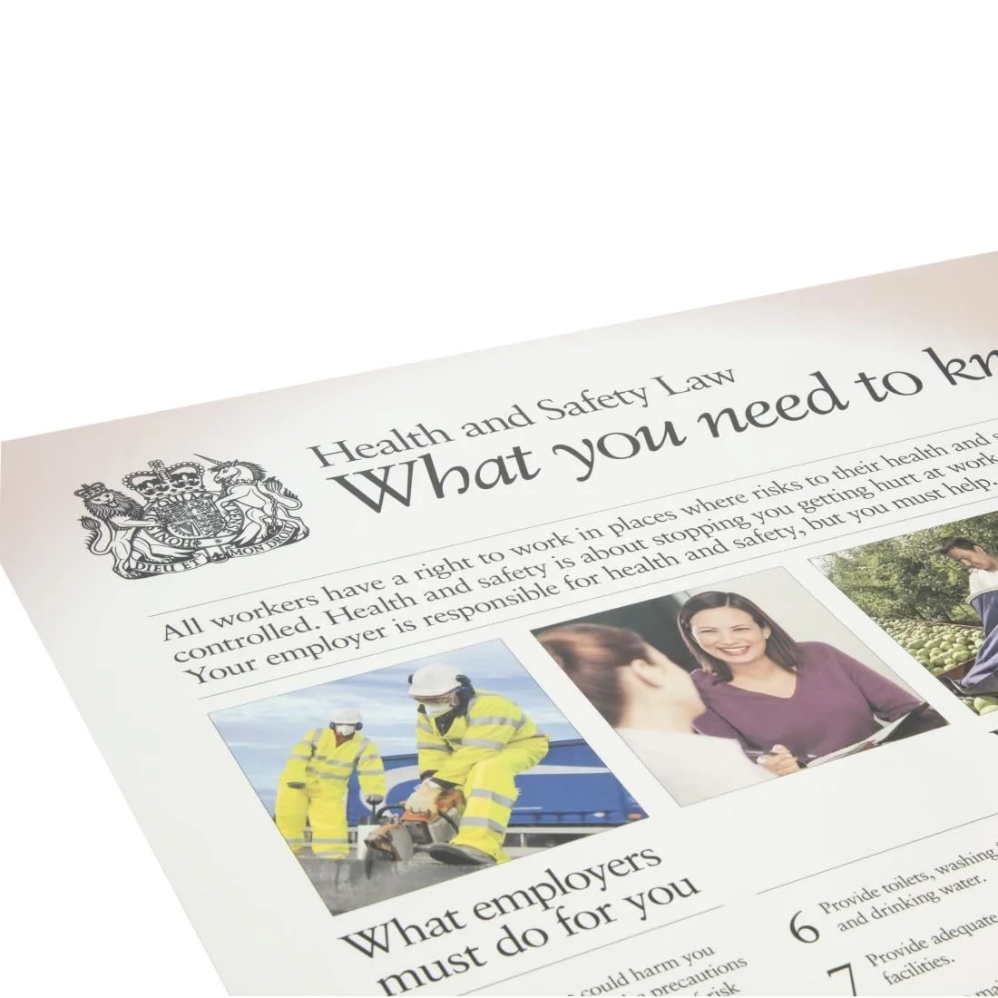 Health & Safety Law Poster A2 - Image 4