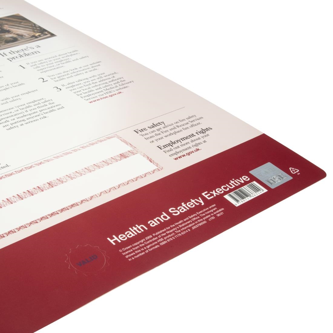 Health & Safety Law Poster A2